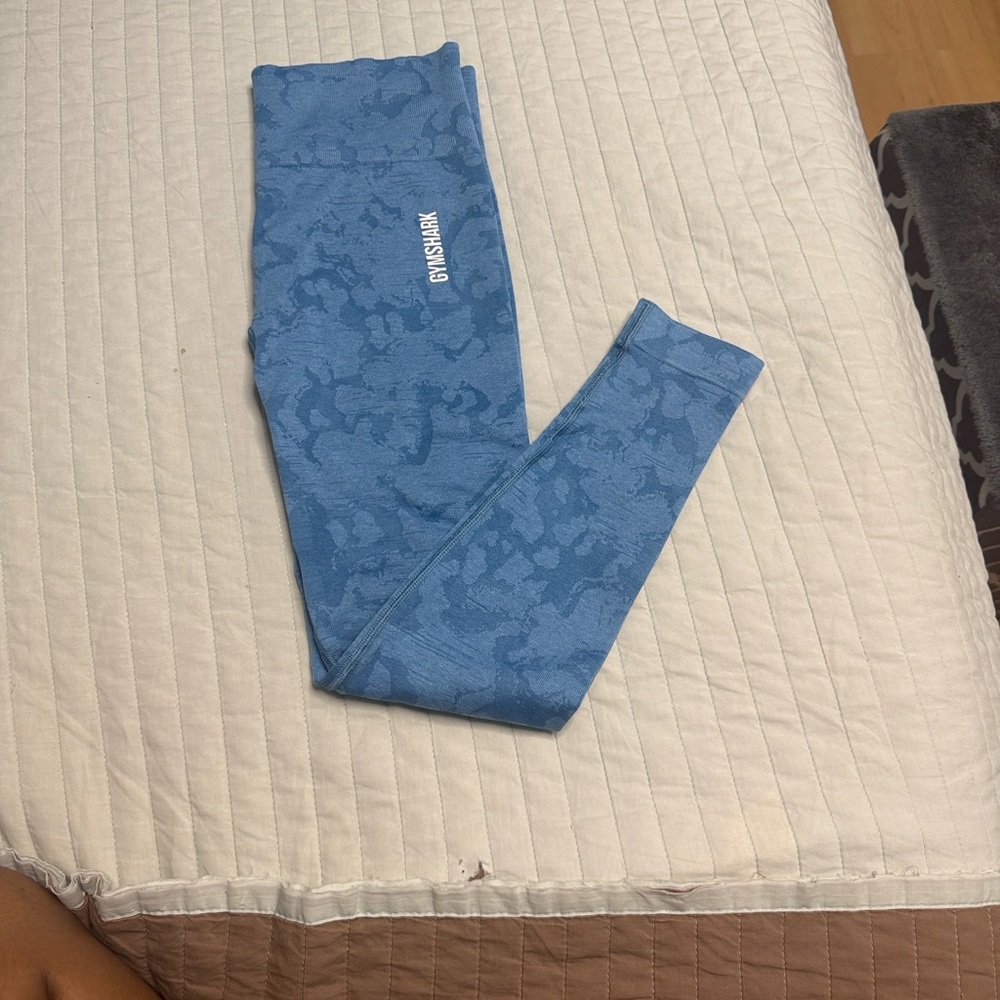 Gymshark Blue Patterned Leggings
